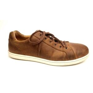 Born Mens Allegheny Sneakers Casual Shoes Brown  Leather Lace Up Shoes Size 13 M